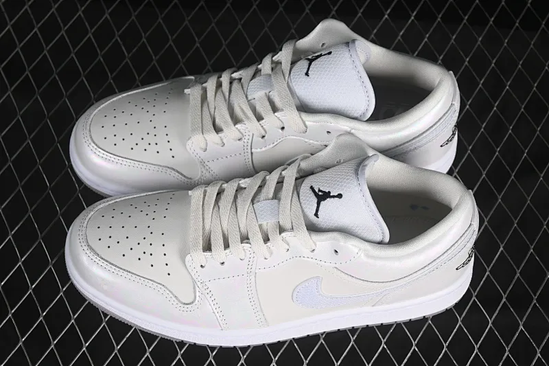 All categories Air Jordan Jordan series basketball shoes Air Jordan 1 Low G version pure original Air Jordan 1 Low "Year of the Snake 2025" AJ1 Joe 1 off-white fantasy pearlescent low-top cultural basketball shoes HF4080-001